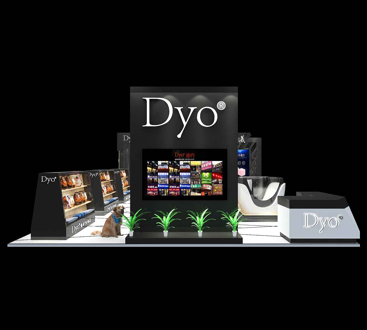 宠物展会展设计-Dyo-深圳会展展台搭建