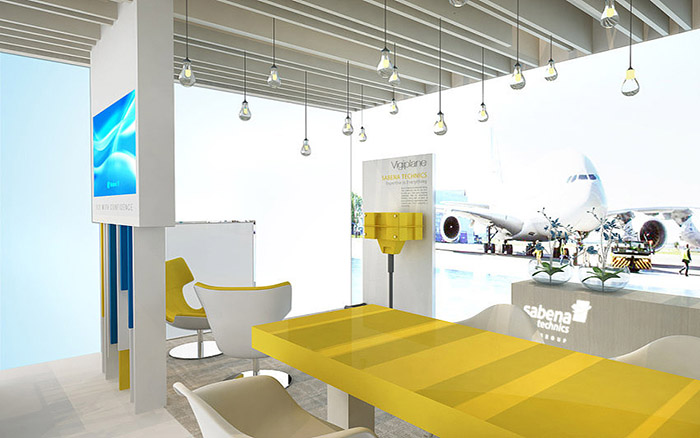 上海航空展示展台设计搭建