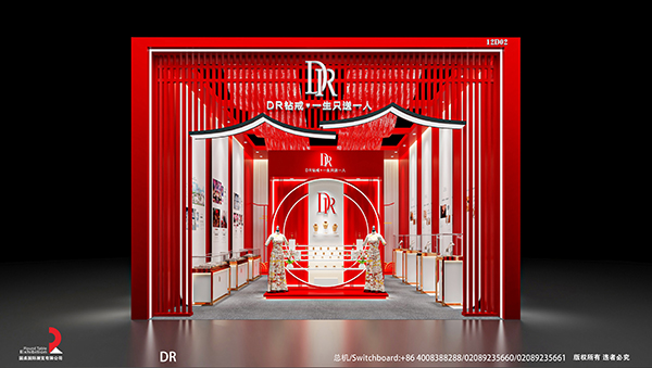 红色在深圳婚博会展台设计搭建中有什么含义?