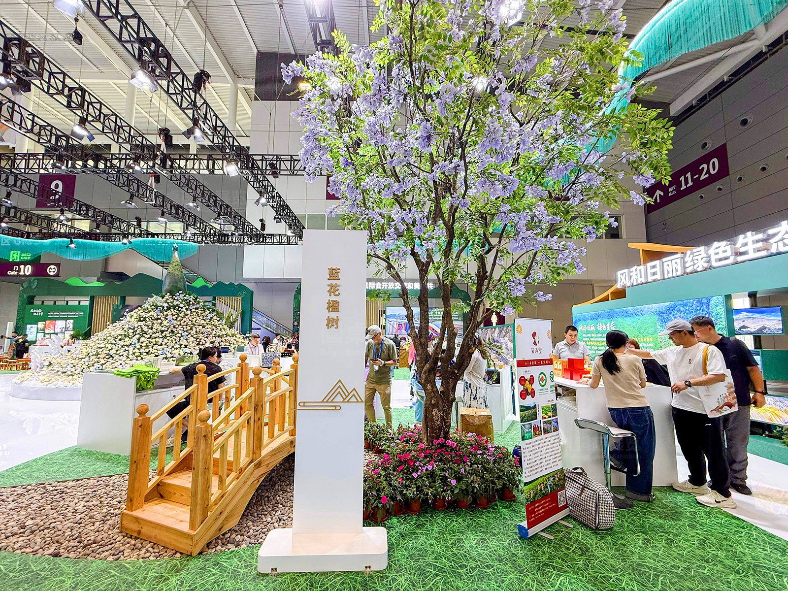 深圳文博会展台设计搭建现场效果图片